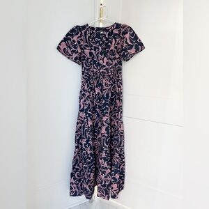 Anthropologie Somerset Maxi Dress in Navy/Purple. Size XS.